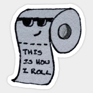 loo roll swag Sticker